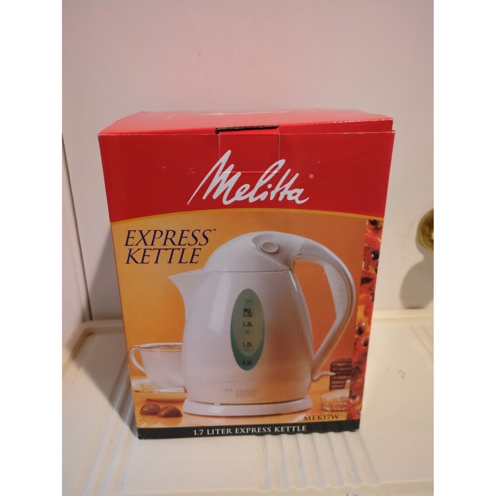 MelittaElectric Kettle Hot Water Heater 1.7 Liter - BPA Free Fast Boiling Watter